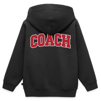 Coach - Sweat Premium à capuche zippé enfant bio - noir - Dos - AI Model Kid Male (0cm)
