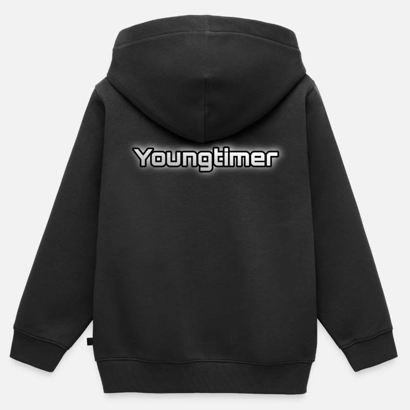 Youngtimer - Dein Baujahr - Kinder Premium Organic Zip Hoodie - Schwarz