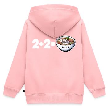 Pho Vietnamesisches Essen Vietnam Pho - Kinder Premium Organic Zip Hoodie - Rosa - Hinten - AI Model Kid Female (0cm)