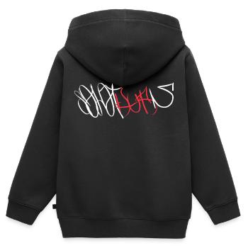 Solothurn T-Shirt - Kids Premium Organic Zip-up Hoodie - black - Back - AI Model Kid Male (0cm)