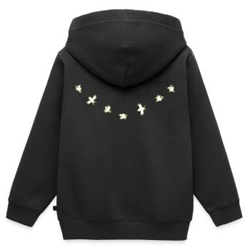 Birdies - Kinder Premium Organic Zip Hoodie - Schwarz - Hinten - AI Model Kid Male (0cm)