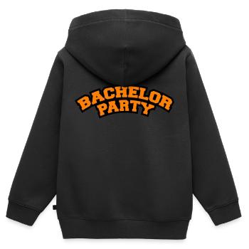 Bachelor Party - Kinder Premium Organic Zip Hoodie - Schwarz - Hinten - AI Model Kid Male (0cm)