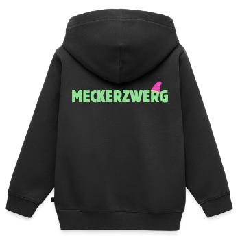 Complaining dwarf Complaining wife Complaining wife - Kids Premium Organic Zip-up Hoodie - black - Back - AI Model Kid Male (0cm)
