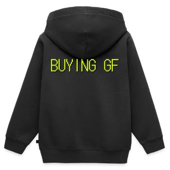 Achat de GF - Sweat Premium à capuche zippé enfant bio - noir - Dos - AI Model Kid Male (0cm)