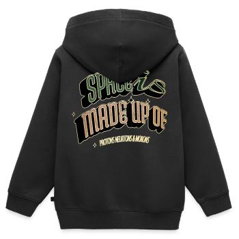 believe birthday gift night sky humor quote - Kids Premium Organic Zip-up Hoodie - black - Back - AI Model Kid Male (0cm)