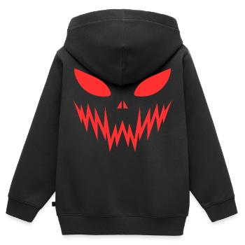 Design ohne Titel - Kinder Premium Organic Zip Hoodie - Schwarz - Hinten - AI Model Kid Male (0cm)