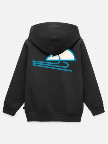 Wetter Windig - Kinder Premium Organic Zip Hoodie -
