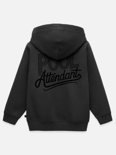 Spaß am Wasser - Kinder Premium Organic Zip Hoodie - Schwarz