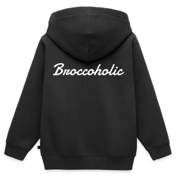 jokes cruelty-free global warming cruelty free - Kids Premium Organic Zip-up Hoodie - black - Back - AI Model Kid Male (0cm)