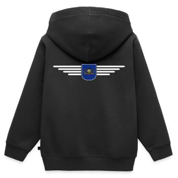 T-shirt de supporter de Pennsylvanie – Parfait pour les fans - Sweat Premium à capuche zippé enfant bio - noir - Dos - AI Model Kid Male (0cm)