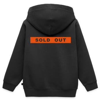 Sold out! - Kinder Premium Organic Zip Hoodie - Schwarz - Hinten - AI Model Kid Male (0cm)
