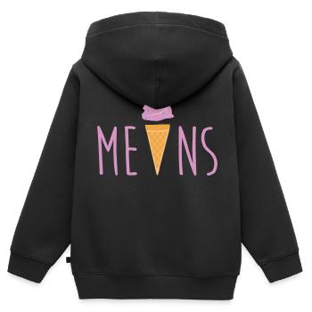 Eis Eis Baby. - Kinder Premium Organic Zip Hoodie - Schwarz - Hinten - AI Model Kid Male (0cm)
