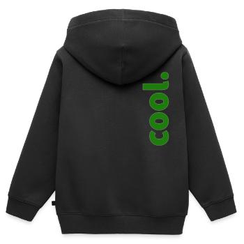 Cool. - Sweat Premium à capuche zippé enfant bio - noir - Dos - AI Model Kid Male (0cm)