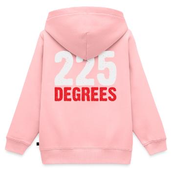 225 GRAD GRILLSAISON - Kinder Premium Organic Zip Hoodie - Rosa - Hinten - AI Model Kid Female (0cm)