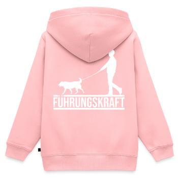 Hunde Haustier - Kinder Premium Organic Zip Hoodie - Rosa - Hinten - AI Model Kid Female (0cm)