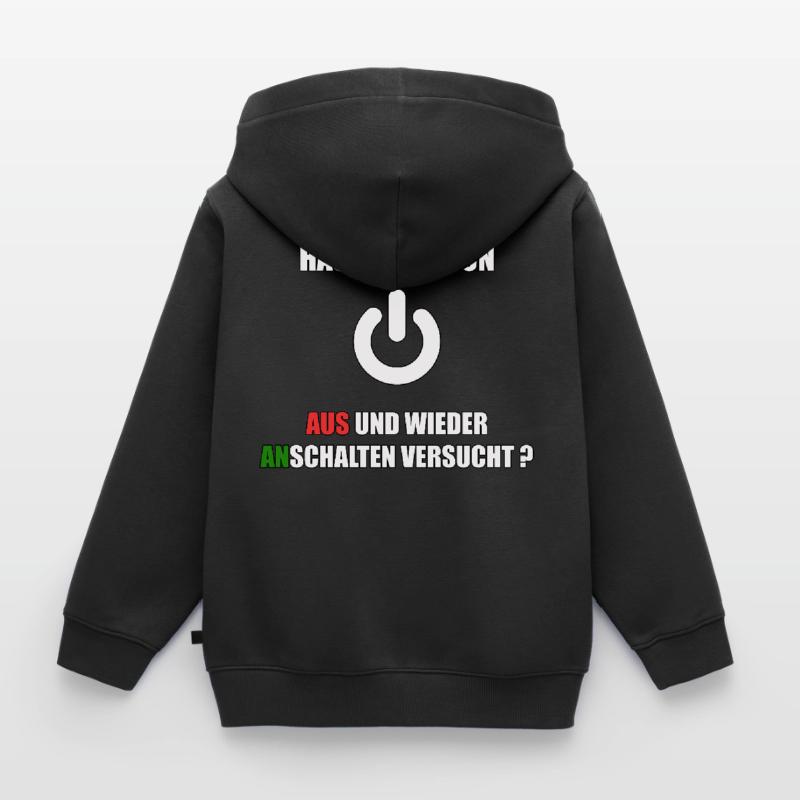 Funny Computer Science Student Coder Programmer Kids Premium Organic Zip-up Hoodie