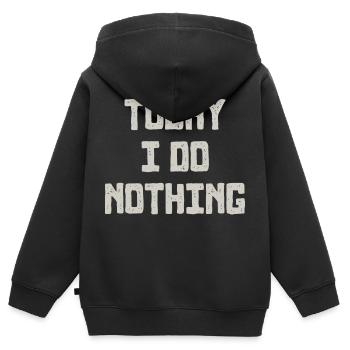 TODAY - Kinder Premium Organic Zip Hoodie - Schwarz - Hinten - AI Model Kid Male (0cm)