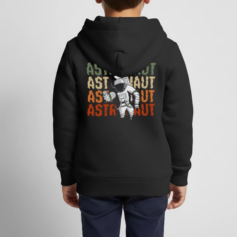Space Shuttle Rocket Kids Premium Organic Zip-up Hoodie