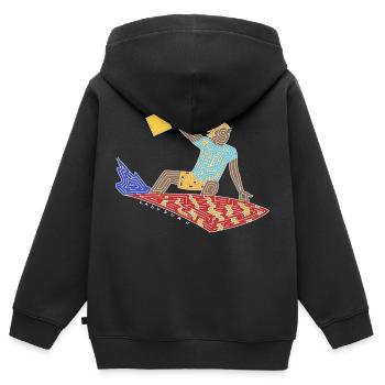 Surfer-Labyrinth - Kinder Premium Organic Zip Hoodie - Schwarz - Hinten - AI Model Kid Male (0cm)