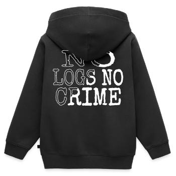 gamer hack out bio hack fingers cool hacking - Kids Premium Organic Zip-up Hoodie - black - Back - AI Model Kid Male (0cm)