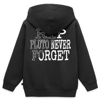 astronomy tshirt present idea spaceship telescope - Kinder Premium Organic Zip Hoodie - Schwarz - Hinten - AI Model Kid Male (0cm)
