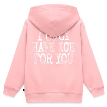 Dork Sayings Santa Christmas Comic Gift - Kids Premium Organic Zip-up Hoodie - rose - Back - AI Model Kid Female (0cm)