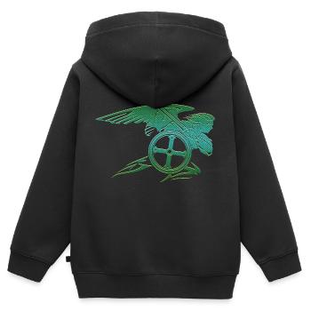 Michael Erzengel Heiliger Christlicher Engel Heiliger Heiliger Snkt - Kinder Premium Organic Zip Hoodie - Schwarz - Hinten - AI Model Kid Male (0cm)