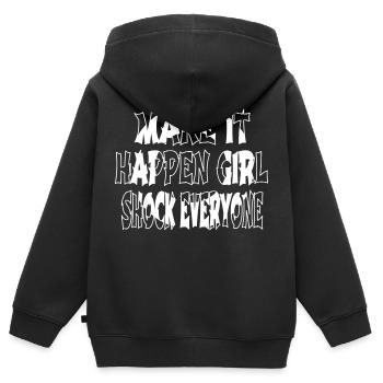 Bans Feminist Smash The Patriarchy Funny - Kids Premium Organic Zip-up Hoodie - black - Back - AI Model Kid Male (0cm)