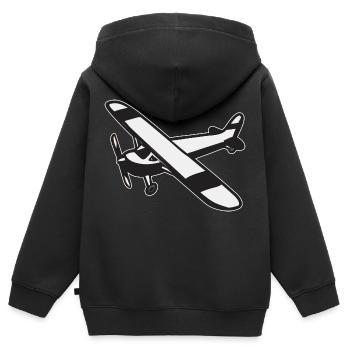 Remote Controlled Airplane Model Airplane - Kids Premium Organic Zip-up Hoodie - black - Back - AI Model Kid Male (0cm)