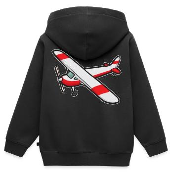 Remote Controlled Airplane Model Airplane - Kids Premium Organic Zip-up Hoodie - black - Back - AI Model Kid Male (0cm)