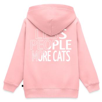 Kitten Jokes Love Cat Collage Tshirts Anniversary - Kids Premium Organic Zip-up Hoodie - rose - Back - AI Model Kid Female (0cm)