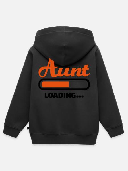 Tante - Kinder Premium Organic Zip Hoodie - Schwarz