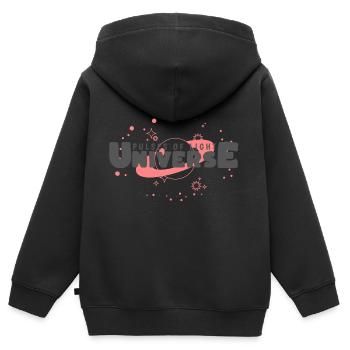 Universe - Kids Premium Organic Zip-up Hoodie - black - Back - AI Model Kid Male (0cm)