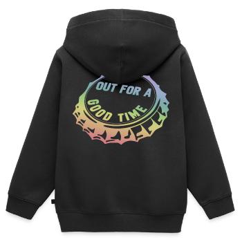 out for a good time - Kinder Premium Organic Zip Hoodie - Schwarz - Hinten - AI Model Kid Male (0cm)