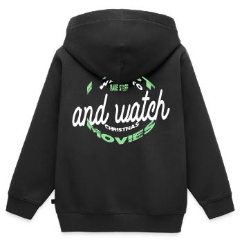 statement bakers motto funny gym baker appeal - Kinder Premium Organic Zip Hoodie - Schwarz - Hinten - AI Model Kid Male (0cm)