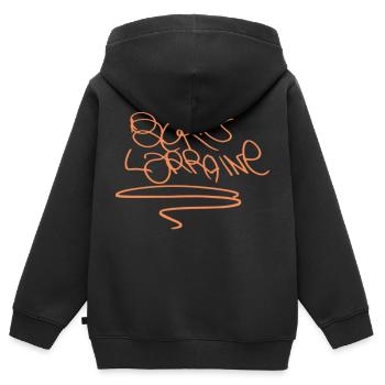 Bern Lorraine Hoodie - Kids Premium Organic Zip-up Hoodie - black - Back - AI Model Kid Male (0cm)