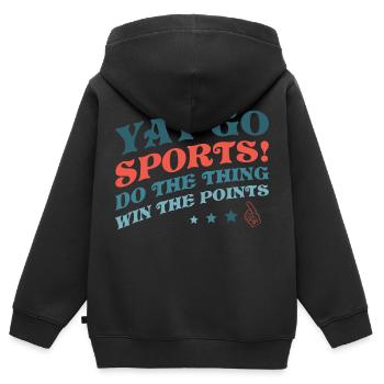 Allez faire du sport ! Sports drôles - Sweat Premium à capuche zippé enfant bio - noir - Dos - AI Model Kid Male (0cm)