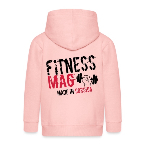 Fitness Mag made in corsica 100% Polyester - Veste à capuche Premium Enfant