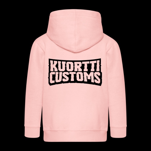 kuortti_customs_logo_main - Lasten premium hupparitakki