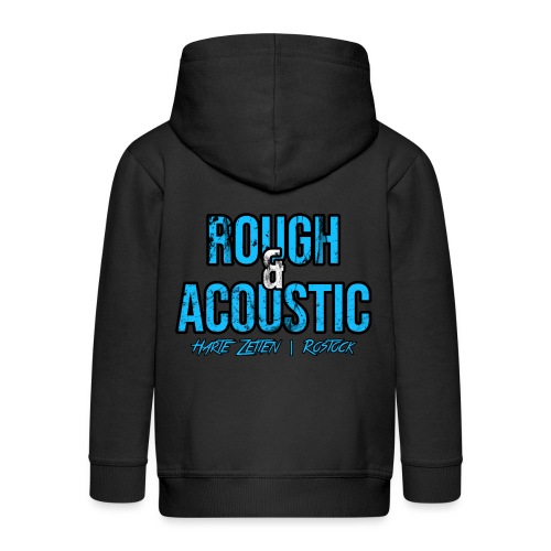 Rough & Acoustic Logo - Kinder Premium Kapuzenjacke