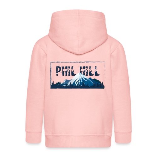 Phil Hill Mountain Sky Blue - Kinder Premium Kapuzenjacke