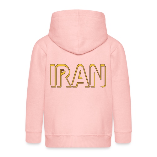 Iran 5 - Rozpinana bluza dziecięca z kapturem Premium