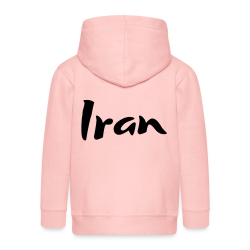 Iran 1 - Rozpinana bluza dziecięca z kapturem Premium