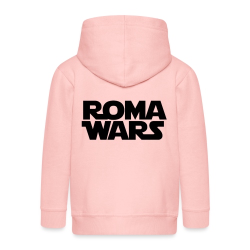 Roma Wars SW Design Schwarze Buchstaben - Kinder Premium Kapuzenjacke