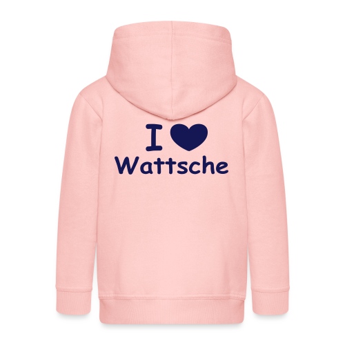 I love Wattsche - Kinder Premium Kapuzenjacke