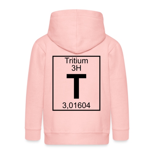T (tritium) - Element 3H - pfll - Kids' Premium Hooded Jacket