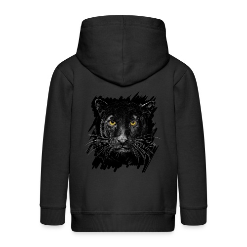 Schwarzer Panther - Kinder Premium Kapuzenjacke