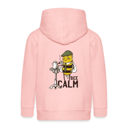 Bee Calm Biene trinkt Tee und entspannt - Kinder Premium Kapuzenjacke