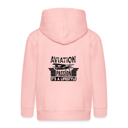 Aviation Passion It's A Lifestyle - Kids' Premium Hooded Jacket