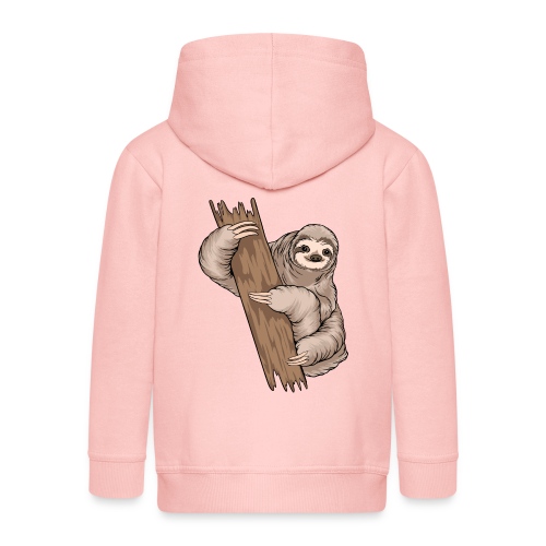 Kunterli loves sloths - #KUN-SLO-06 - cute - Kids' Premium Hooded Jacket
